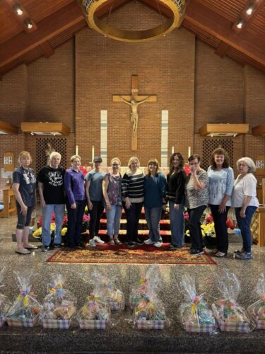 Christian Mothers baskets for Homebound April 4, 2026