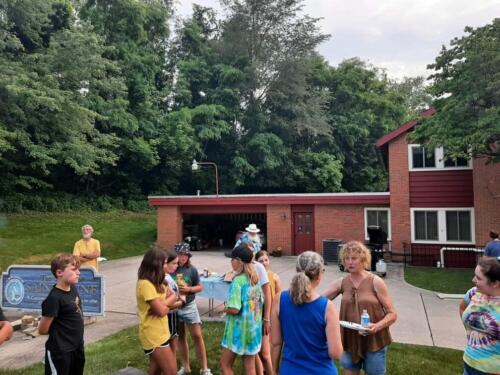 June 25, 2023 Youth Bonfire, Burgers & Brainstorming