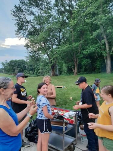 June 25, 2023 Youth Bonfire, Burgers & Brainstorming