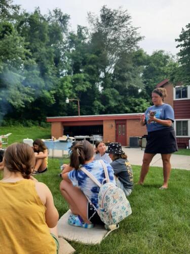 June 25, 2023 Youth Bonfire, Burgers & Brainstorming