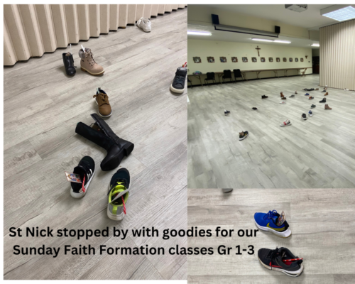 Faith Formation activities Dec , 2022